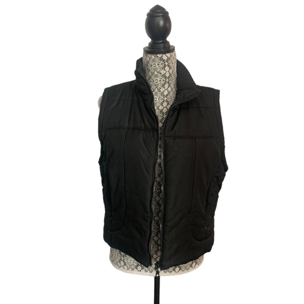 Vintage Cute Cropped Black Vest